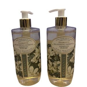 Diamante Blooming Jasmine Hand Wash | 2 Pack | 16.9 oz Each | Made in Italy